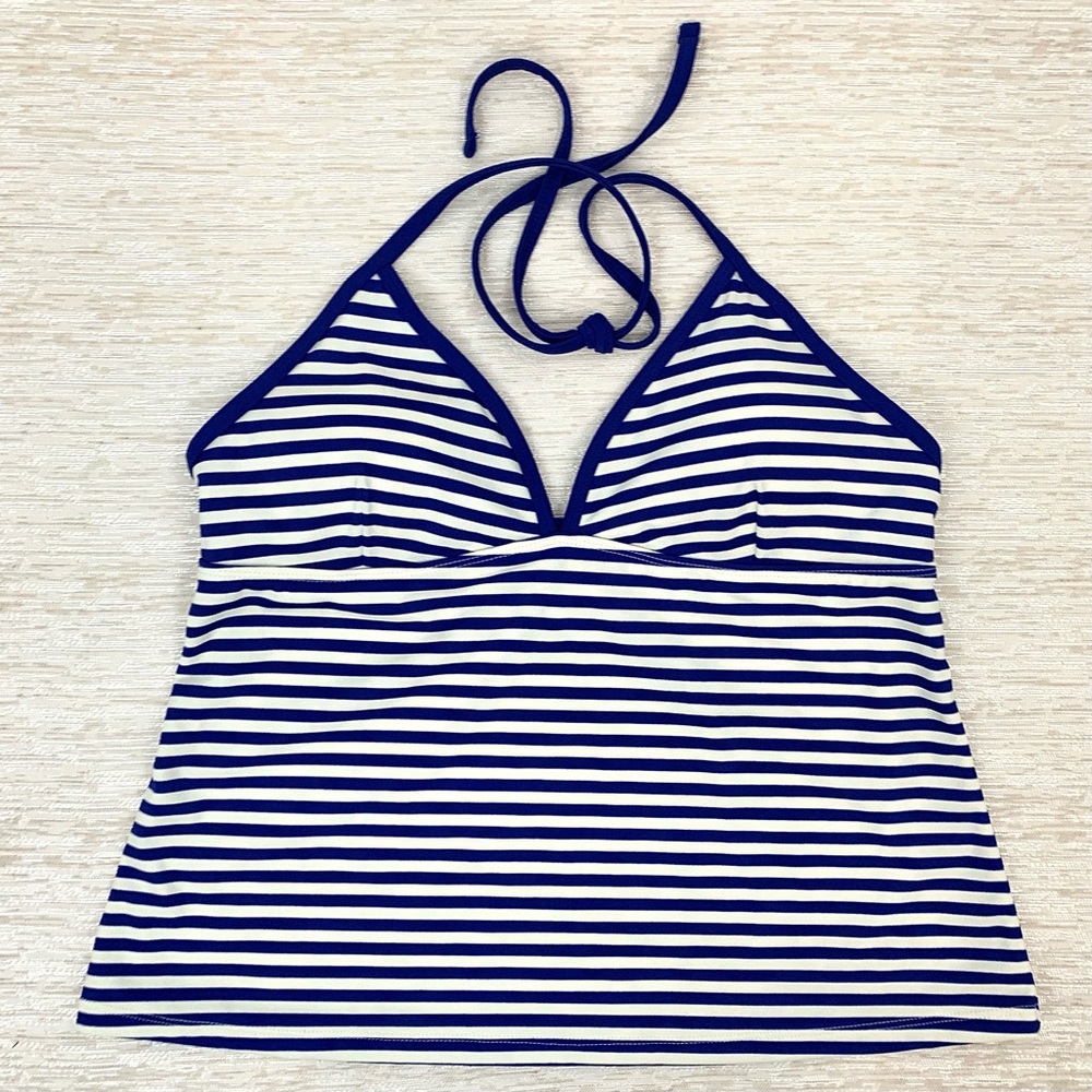 Joe Fresh Striped tankini swim top halter